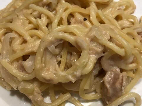 ツナ缶のクリームパスタ　ホットクックで楽々♪